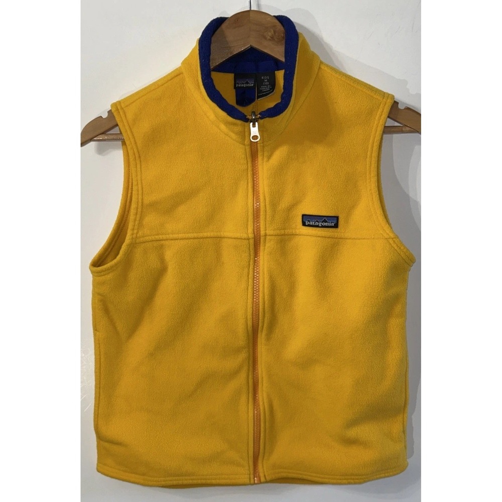 Kids Vintage PATAGONIA MICRO SYNCHILLA Fleece Vest Style 65595 FA01 Sz Med 10